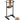 Vapor Manuell Wood Splitter Q235 Firewood Spring Splitter 43,2 cm de altura Ferramenta de divisão de madeira 22x20cm Base Gap Gap Gap Wedge para a produção de madeira para fogueira de madeira etc.