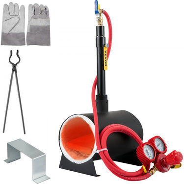 Forno de Forja a Gás  de 1350°C (Bico Oval)