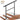 Handrail feito de grade de escada de alumínio 91,4 x 89,5 cm de corrimão com suportes cruzados parapeito 75 kg Capacidade de carga de 0-50 graus Ajuste na escada Handrail Adequado para 2 a 3 etapas escadas