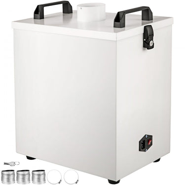 Gravura a laser de limpador de fumaça de fumaça 220 V, purificador de ar de gravura a laser 80 W, hematomas de poeira, limpador de ar para fumantes para laser CNC, metal resistente ao desgaste, purificador de ar do ventilador, contra pó, fumaça