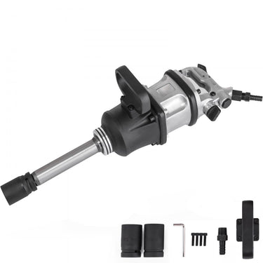 Chave de impacto pneumático de , 3800 nm, arremessadora de ar comprimida 4000 rpm, curso de caneta de alta eficiência com mangueira de ar 13 mm, ingestão de ar de 1,27 cm, motorista de 25 mm, chave de fenda de ar