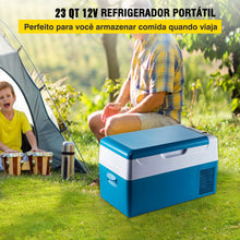 Carregar imagem no visualizador da galeria, Mini geladeira portátil 22L
