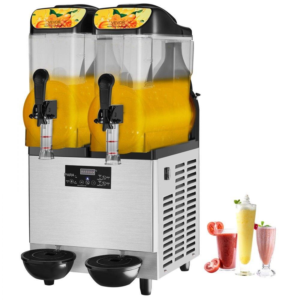 Máquina de Slushy Comercial de 2 Tanques