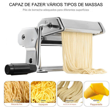 Máquina de Massas Manual com 9 Configurações