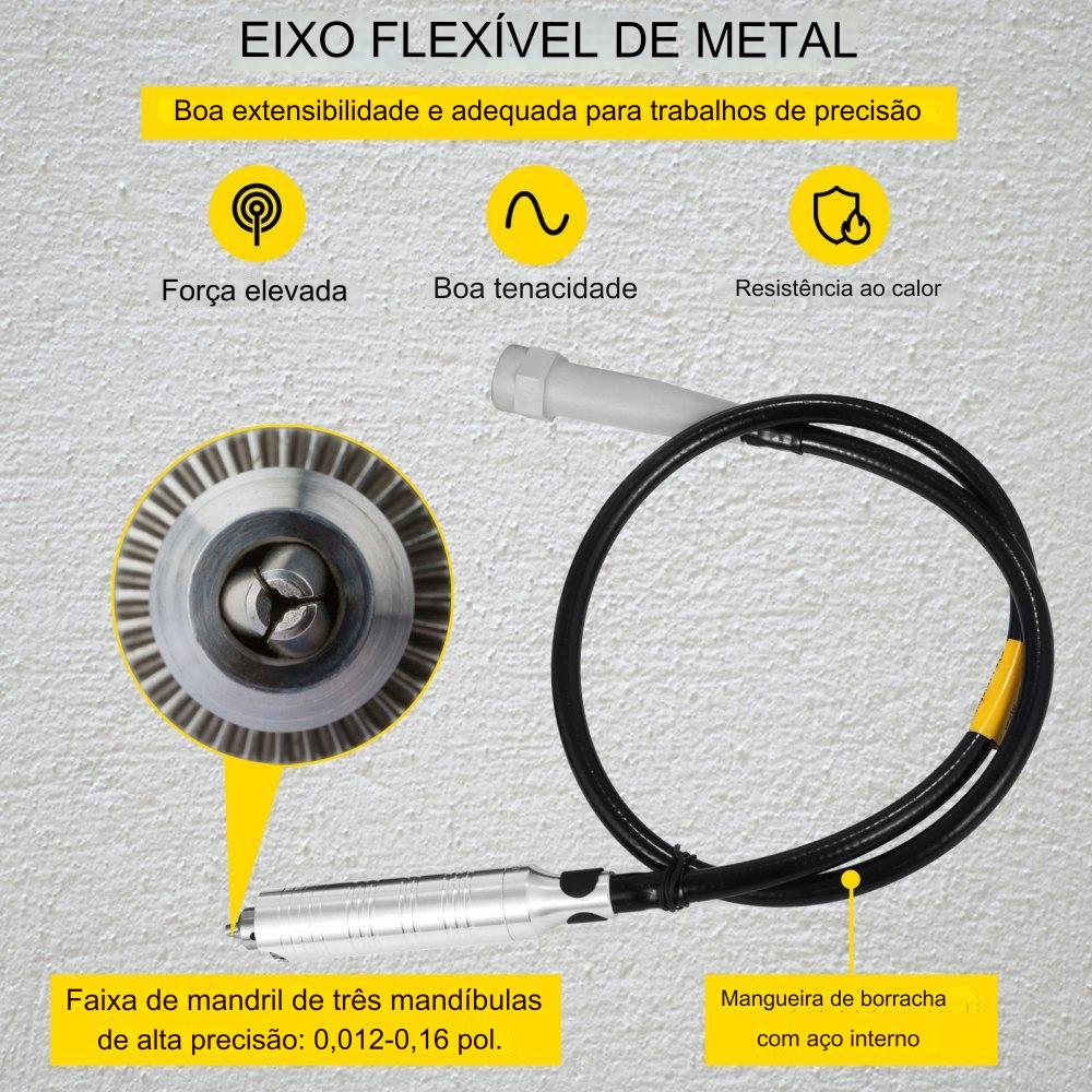 Flexível com Eixo de 4mm para Jóias