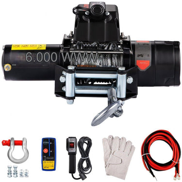 Guincho Elétrico 12V 2721kg 6000lbs 5.0HP