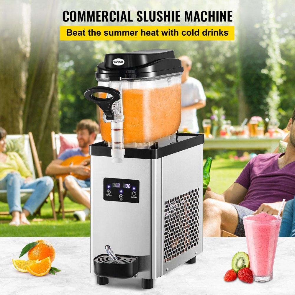 Máquina de Slushy em Aço Inoxidável 6L