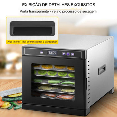 Desidratador de Alimentos  de 6 Bandejas - 600W