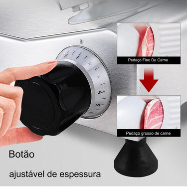 Cortador de Alimentos  150W Lâmina de 25cm