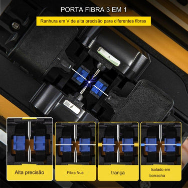 Maquina de fusao de Fibra Óptica AI-8 com Fusão Automática
