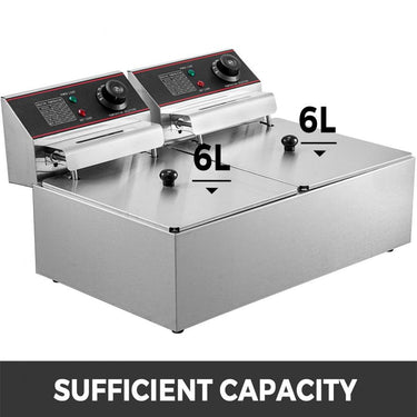 Fritadeira Elétrica Dupla 12L