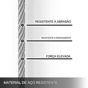 Cabo de Aço - 23m 10mm