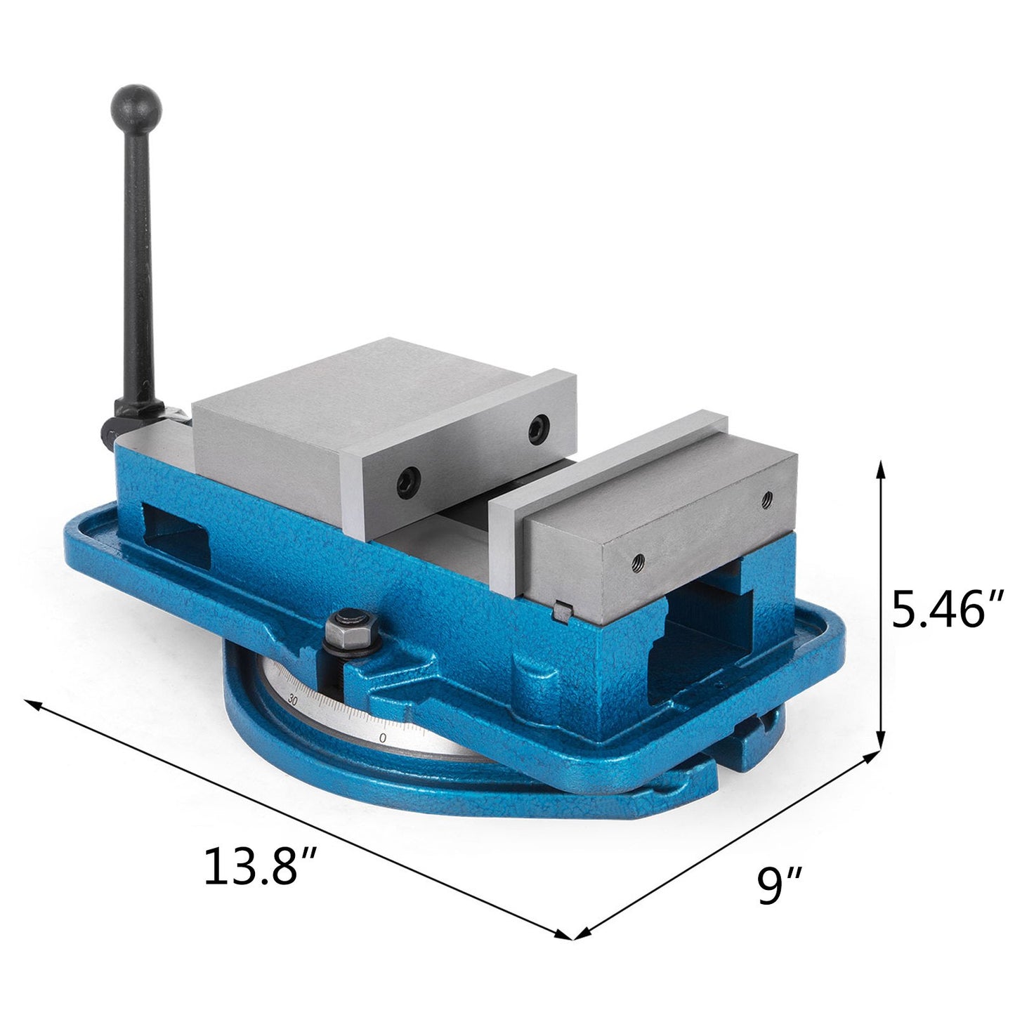 Torno com braçadeira de parafuso 125mm, torno de bancada 125mm