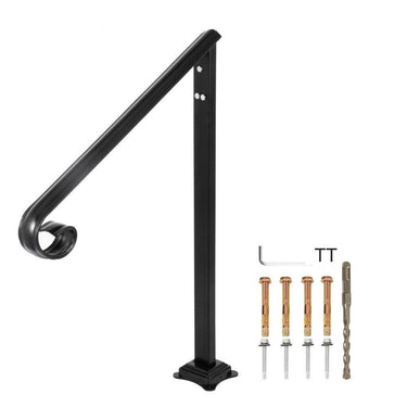 Corrimão de Ferro Forjado para 1 ou 2 Degraus