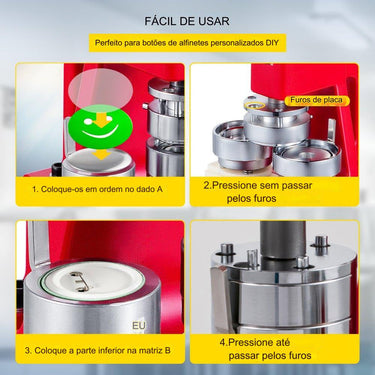 Máquina de Botões (500 Botões)