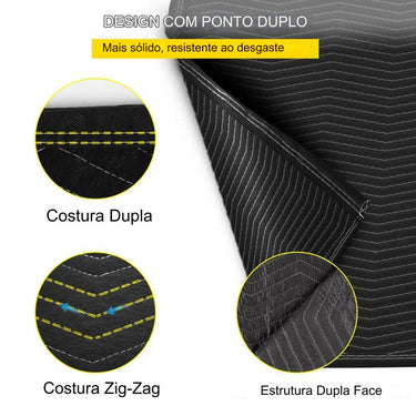 Cobertores de Mudança 6x 203x183cm Preto