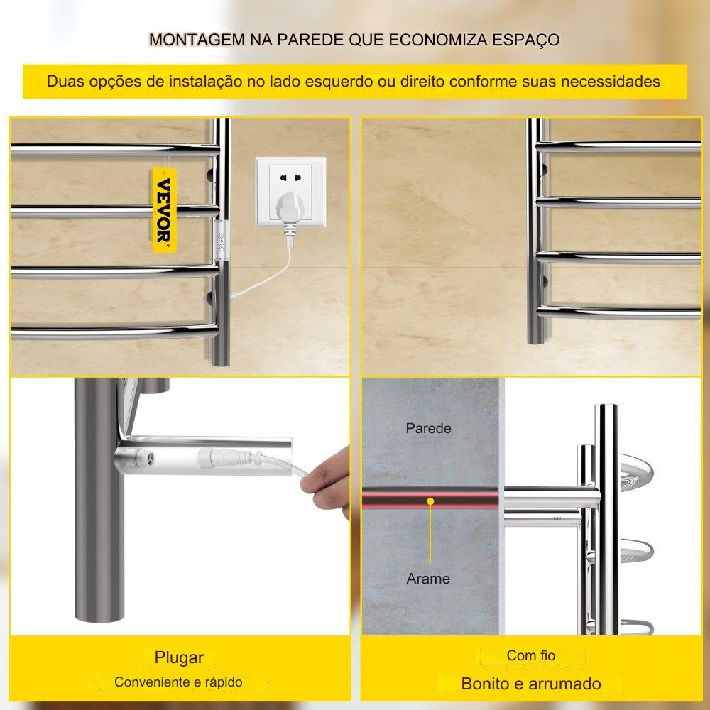 Aquecedor de toalhas para  casa de banho quarto 810x520x155 mm