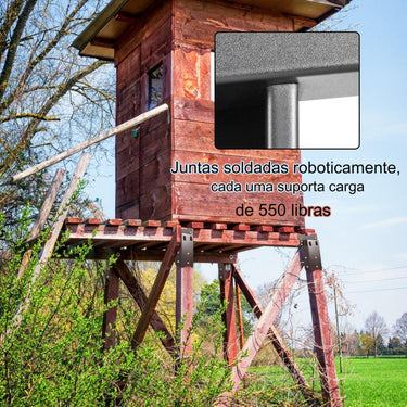 Suportes para Plataforma de Veado 4x (Verde)