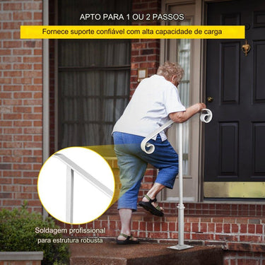 Grade para Entrada de Ferro Forjado para 1 ou 2 Degraus