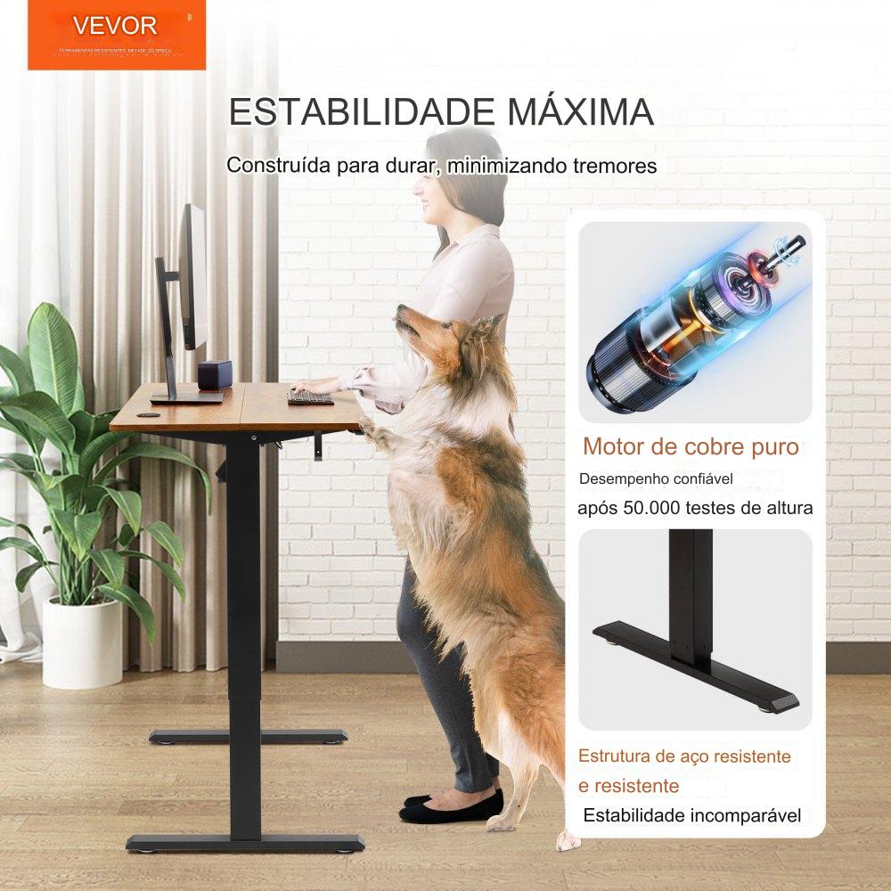 Mesa de pé ajustável em altura  - 551x276 polegadas