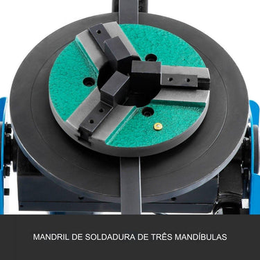 Mesa de Soldadura com Rolo Giratório Capacidade de 50kg e 80W