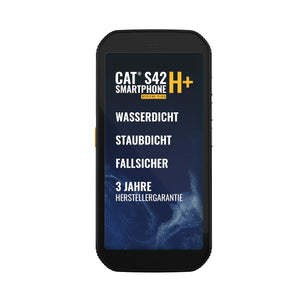 Smartphone Cat S42H+ Version 2022 32 GB, resistente a queda, poeira e água