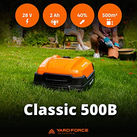 Corta relva robótico de até 500 m² YARD FORCE Classic 500B