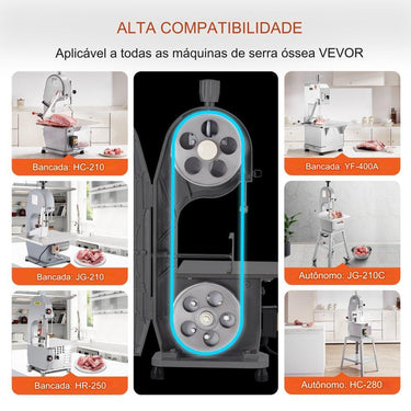 Lâmina para Máquina de Serrar Ossos - 1650 x 16 x 0.56 mm