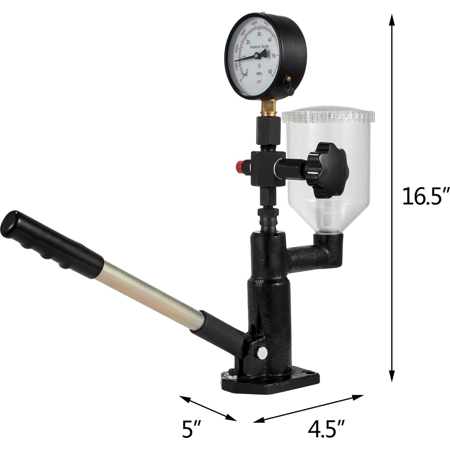 Maquina teste e limpador de injetores gasoleo 600Bar