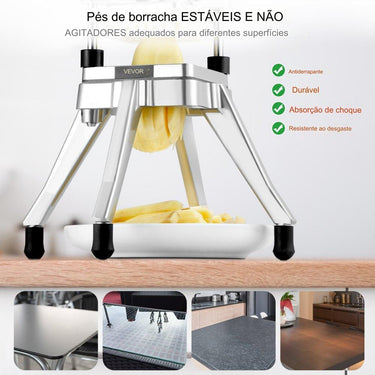 Cortador de Batatas Comercial  - 6 Lâminas