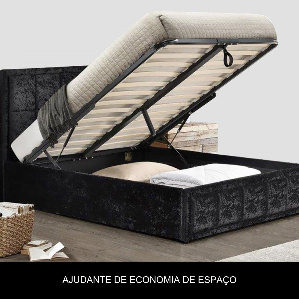 Suporte hidráulico de elevação para cama