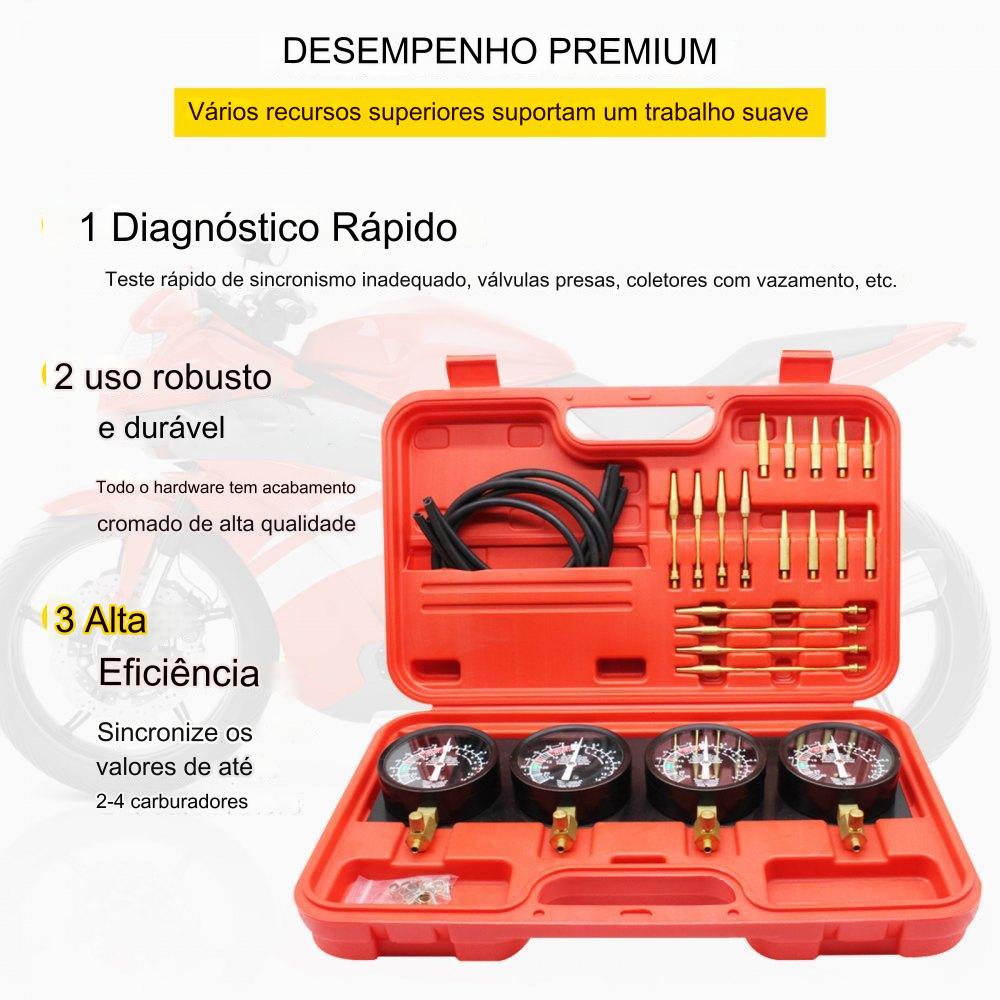 Testador Sincronização  4 Carburadores