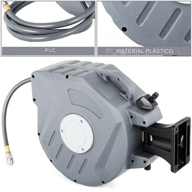 Carretel de Mangueira Automático - 20m Ar e Água