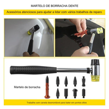 Kit de Reparação de Mossas com 60 Peças Profissional