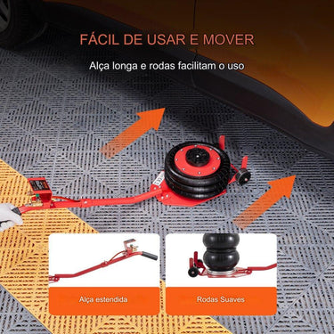 Jack de Ar Triplo para Carros 6t