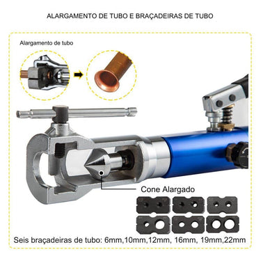 Ferramenta de Expansão Hidráulica de Tubos WK-400