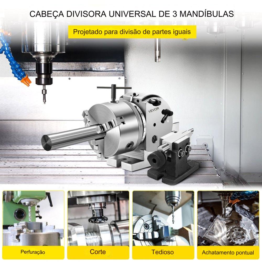 Conjuntobucha torno  MT2 e Mesa Rotativa para fresagem