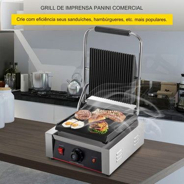 Placa de Grelhador Elétrica 1.8kW 220V