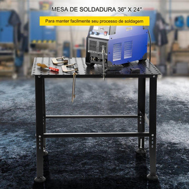 Mesa de Soldadura  0.9x0.61m Mesa Perfurada para Bancada