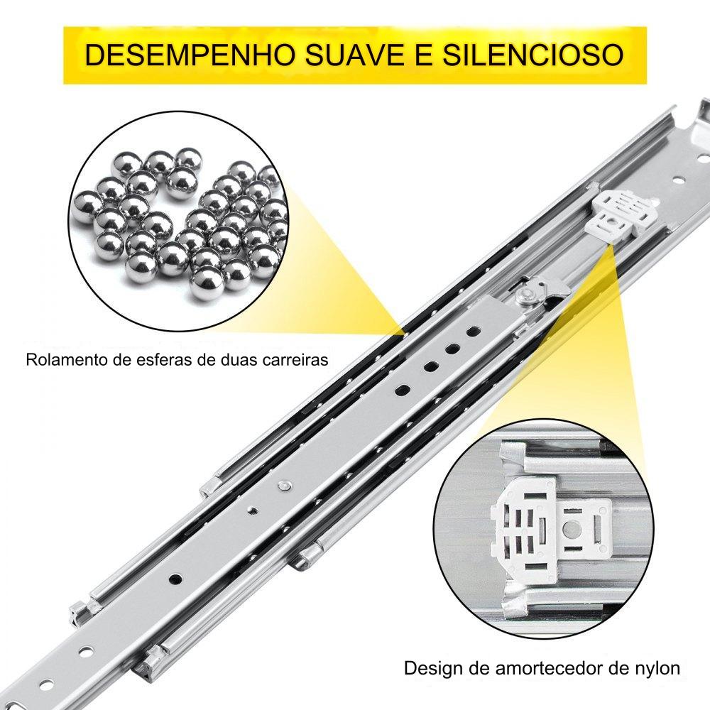 Trilhos de Gaveta de Extensão Total - 864 mm