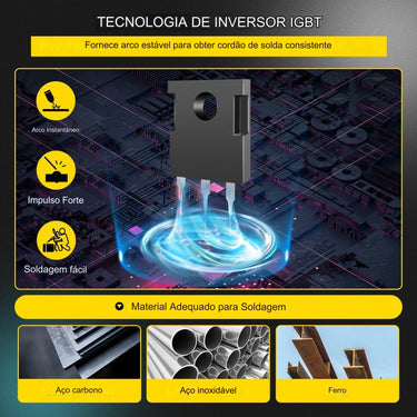 Máquina de Soldadura Inversora 3 em 1 (200A)