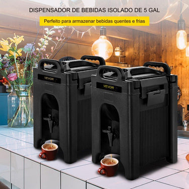 Dispensador de Bebidas Quentes e Frias 38L