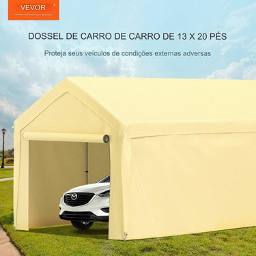 Carport 4x6m em Amarelo