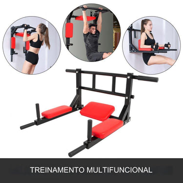 dispositivo de treino e mosculaçao de  parede portatil