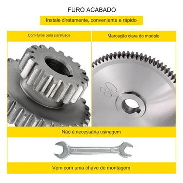 Caixa de Trocas de Marchas de Metal  - 27 Peças