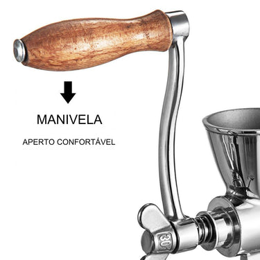 Moinho Manual de Grãos e Nozes