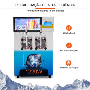 Máquina de Bebidas Slushy Comercial (8L)