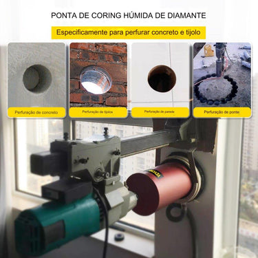 Broca Diamante 152mm 400mm