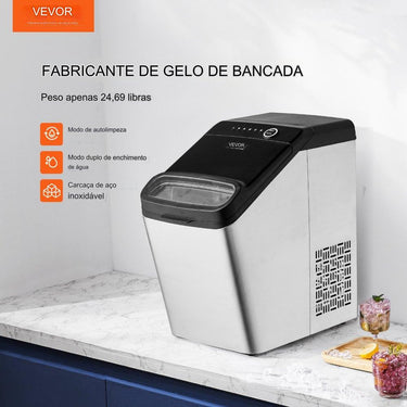 Máquina de Gelo  - 130W 15kg/24h
