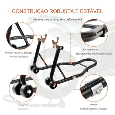 Conjunto de Suporte de Moto (Capacidade 0.39t)
